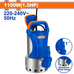 Υποβρύχια αντλία ακάθαρτων υδάτων INOX 1.100W
