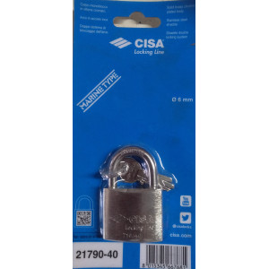 Λουκέτα inox 40mm Cisa