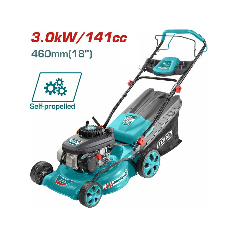 Επαγγ. μηχανή γκαζόν βενζινοκίνητη αυτοκινούμενη 141cc / 4ΗΡ / 46cm