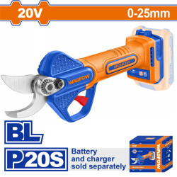 Ψαλίδι Κλαδέματος 25mm ΜΠΑΤ. Li-ion 20V Χωρίς Μπαταρία & Φορτιστή